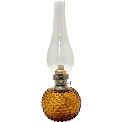 Floriánova huť Petrolejová lampa EMA 38 cm amber FL0041 + záruka 3 roky zadarmo