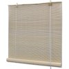 Přirozeně zbarvená bambusová roleta 120 x 160 cm Béžová 241322