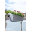 Balkónový hrantík BALKONA CLASSICO, plast, šírka 80 cm, antracit