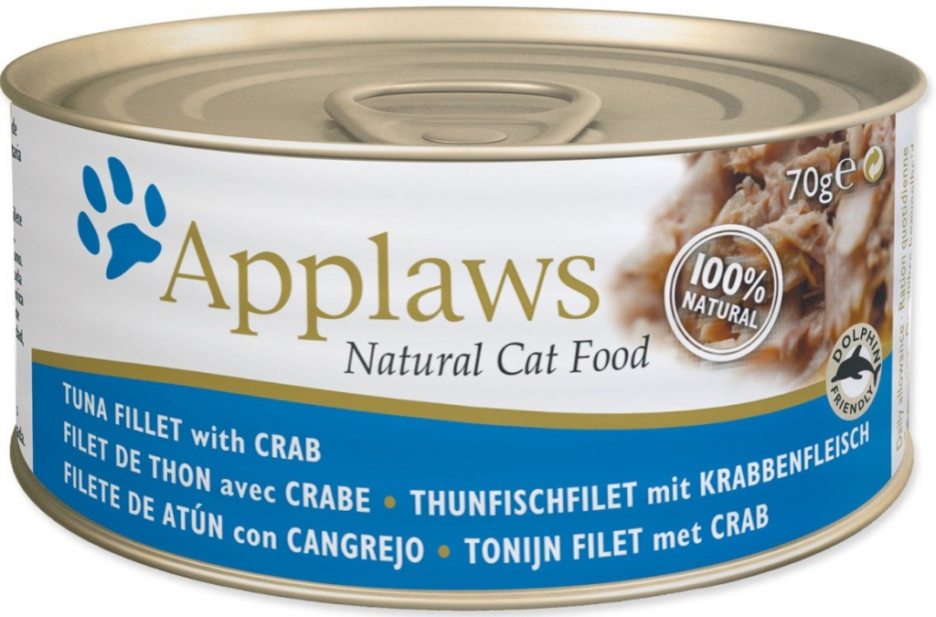 Applaws Cat s tuniakom a krabom 70 g