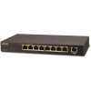 PLANET Technology Planet PoE switch 1Gbps, 9xTP, 8xPoE 802.3at 30W/120W, fanless GSD-908HP