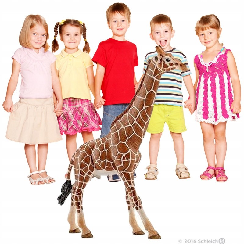 Schleich 14750 žirafa samice