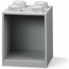 LEGO Brick 4 závesná polica - sivá 5711938033460