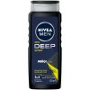 Nivea Men Deep Sport 3v1 Pánsky Sprchový Gél Šampón na Vlasy 500ml