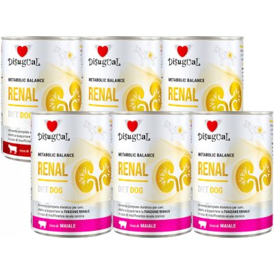 Disugual Veterinárne Renal Hovädzie/Bravčové dospelý 6 x 400 g