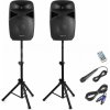 Vonyx VPS152A Plug & Play 1000W Speaker SET With Stands