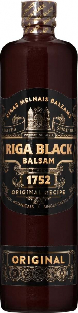 Riga Black Balsam 45% 0,7 l (čistá fľaša)