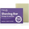 Friendly Soap prírodné mydlo na holenie pomaranč a levanduľa 95 g