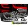 Tuning-tec Zadné LED svetlá ČIERNA pasuje na AUDI A6 C6 SEDAN 04.04-08 6PIN