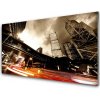 Obraz plexi Mesto cesta domy 100x50 cm