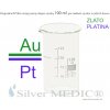 Silver MEDIC® ORIGINALNA KADIČKA 150 ML – SKLO VÝROBA 100 ML – ZLATO, PLATINA