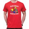 Fajntričko tričko Žijem zdravo, frčím na ovocí červená