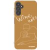 Picasee silikónový prehľadný obal pre Samsung Galaxy A14 5G A146P - Wine not