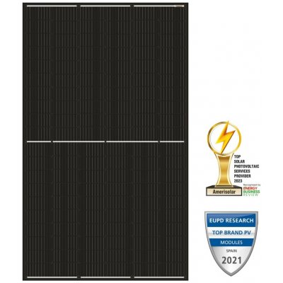 Amerisolar Mono Solarmi solární panel 385 Wp Full-Black 120 článků MPPT 35V AS-6M120-HC-B-385