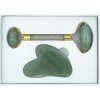 Sada na masáž tváre - valček a gua sha Jadeit