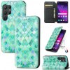 Peňaženkové 3D puzdro CaseNeo na Samsung Galaxy S24 Ultra 5G - Emerald