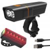 Verk 08333 Súprava LED svetiel na bicykel čierna
