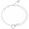 Guess Pôvabný náramok Srdce a nekonečno Iconique JUBB05531JWRH 18,4 cm