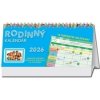 Kalendár 2026 RODINNÝ, stolový, týždenný, stĺpcový, 29 listov, 297 x 138mm