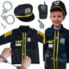 Karnevalový kostým Policajt, 3-8rokov, FunPlay FP-4296, čierna