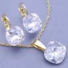 Súprava Swarovski kocky Crystal (číra) 10,12mm
