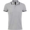 SOL´S PASADENA / Pánska polokošeľa - grey melange/french navy XL