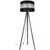 Belis | Stojacia lampa CORAL 1xE27/60W/230V hnedá/čierna/zlatá | BE0851