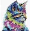 Diamantové maľovanie Diamondi - MAČIČKA, 40x50 cm, bez rámu a bez vypnutia plátna (601986A)