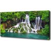 Foto obraz na plátne Vodopád v horách 100x50 cm