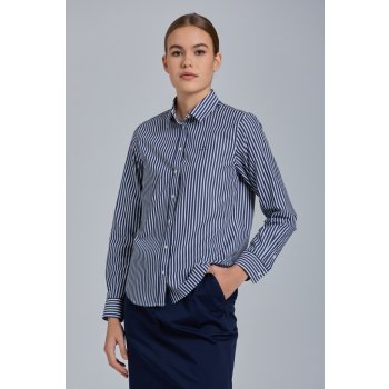 Gant reg Broadcloth striped modrá