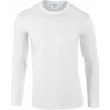 Gildan Pánske tričko s dlhým rukávom G64400 White L