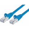 Premiumcord sp6asftp010B Patch, CAT6a S-FTP, RJ45-RJ45, AWG 26/7, 1m, modrý