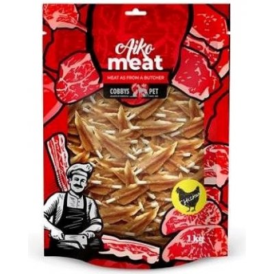 Cobbys Pet Aiko Meat byvolia tyčinka s kuracím mäsom 1 kg