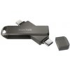 USB flashdisk SanDisk iXpand Luxe 128GB, USB-C + Lightning (SDIX70N-128G-GN6NE) sivý