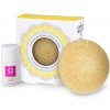 The Sponge Company Konjaková hubka Mandala so žltým ílom a hydrofilným olejčekom