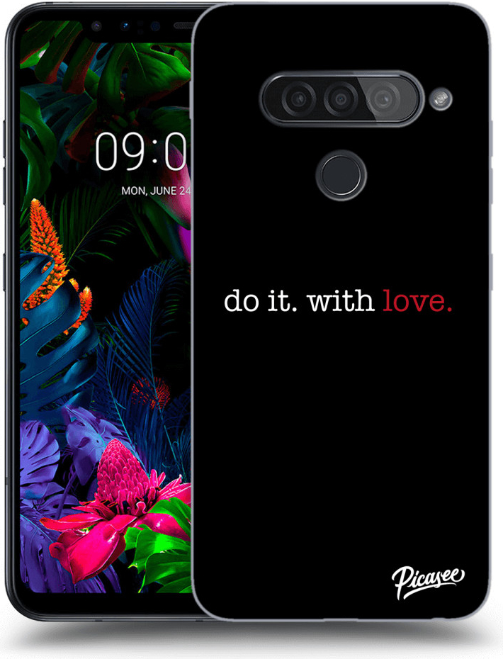 Púzdro Picasee silikónové LG G8s ThinQ - Do it. With love. čiré