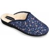 Dámske modré vzorované papuče MJARTAN JASMINA