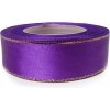 Fialová ozdobná stuha 3123 25 mm 22 m
