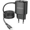 Dudao sieťová nabíjačka 2× USB + vstavaný Lightning kábel 12W DU610633