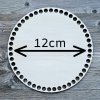 Drevené dno - kruh 12cm