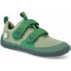 Affenzahn Barefoot dětské tenisky Sneaker Cotton Happy-Frog vegan zelené