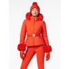 Bunda Goldbergh Giselle Faux Border Ski Jacket Orange XS