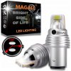 LED ŽIAROVKY P21/4W BAZ15D 1157 MAGALL BIELE SILNÉ 1600LM DRL PARKOVACIE 12V
