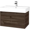 Dreja Kúpeľňová skrinka BONO SZZ 70 umývadlo Glance - D25 Teak / Úchytka T34 / D25 Teak