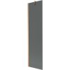 Mexen Next vaňová zástena 1-krídlová 50 x 150 cm, grafit, brúsená meď - 895-050-000-00-40-65