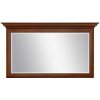BRW Zrkadlo na stenu KENT ELUS 155 gaštan 154.5 cm x 88 cm x 11 cm