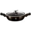 BERLINGERHAUS Panvica hlboká s pokrievkou Shiny Black Collection BH-6608 24 cm