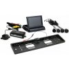 Asistenty parkovania TFT02 4,3” s kamerou HD-402-LED 4-senzorové, čierne Amio