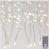 Eurolamp LED Stm. vonk. vianočný záves CURTAIN 360xLED/8,4W/230V 2x2 m IP44 teplá biela +DO EU0196