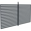 Příslušenství G21 fixní lamelová stěna 3,7x2,2 m pro pergolu Austin (PBP-G21-PL4X2)